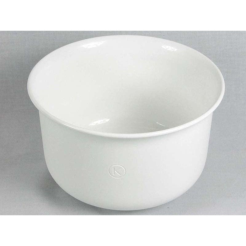 BOWL - WHITE PLASTIC