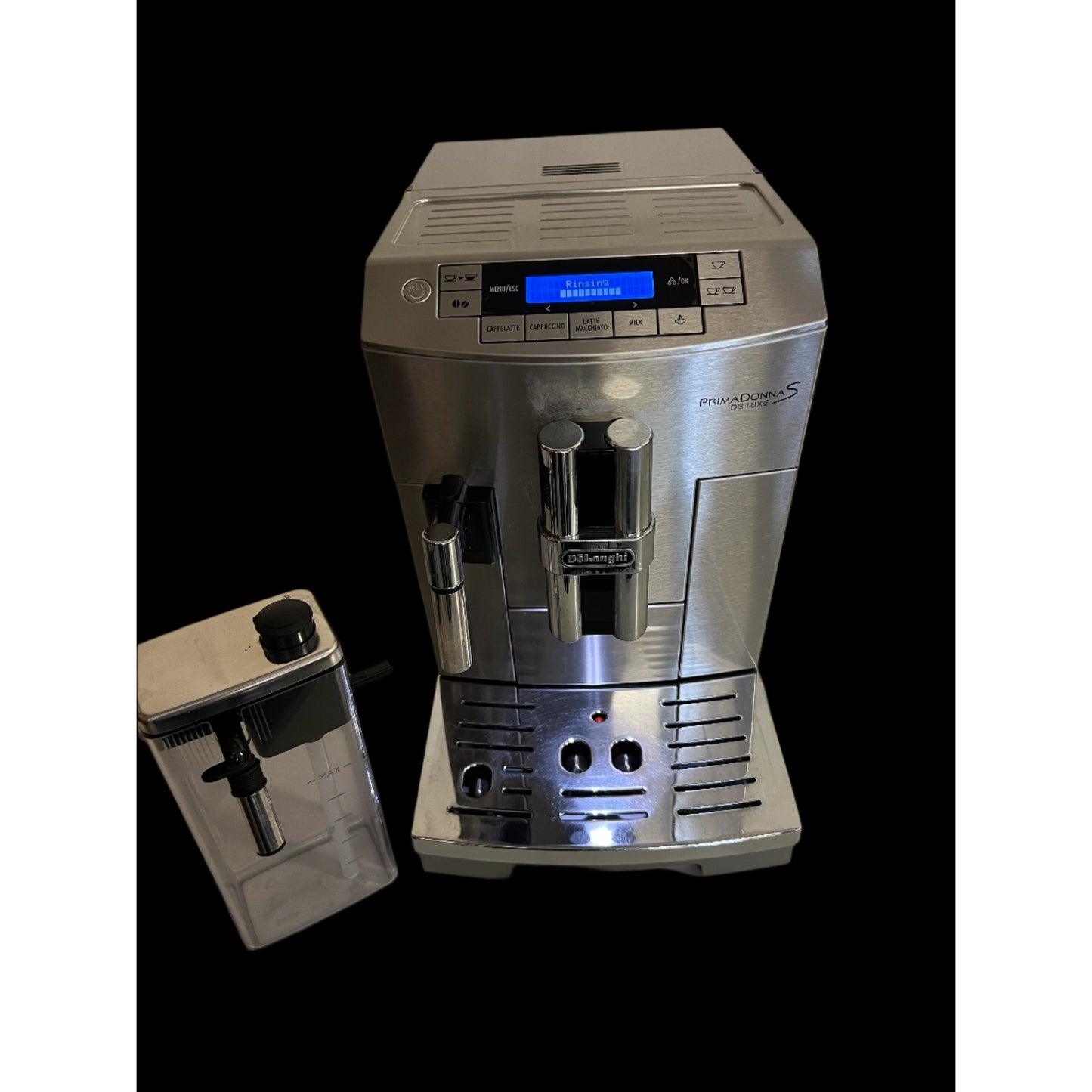 De'Longhi Prima Donna XS Deluxe Automatic Coffee Machine - Preloved - Includes 6 months Service Warranty