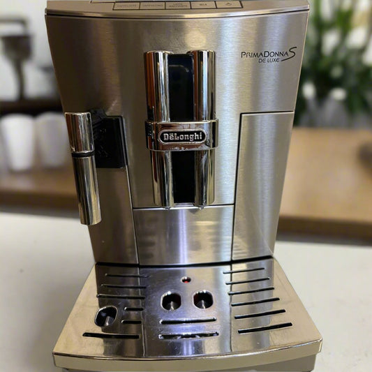 De'Longhi Prima Donna XS Deluxe Automatic Coffee Machine - Preloved - Includes 6 months Service Warranty