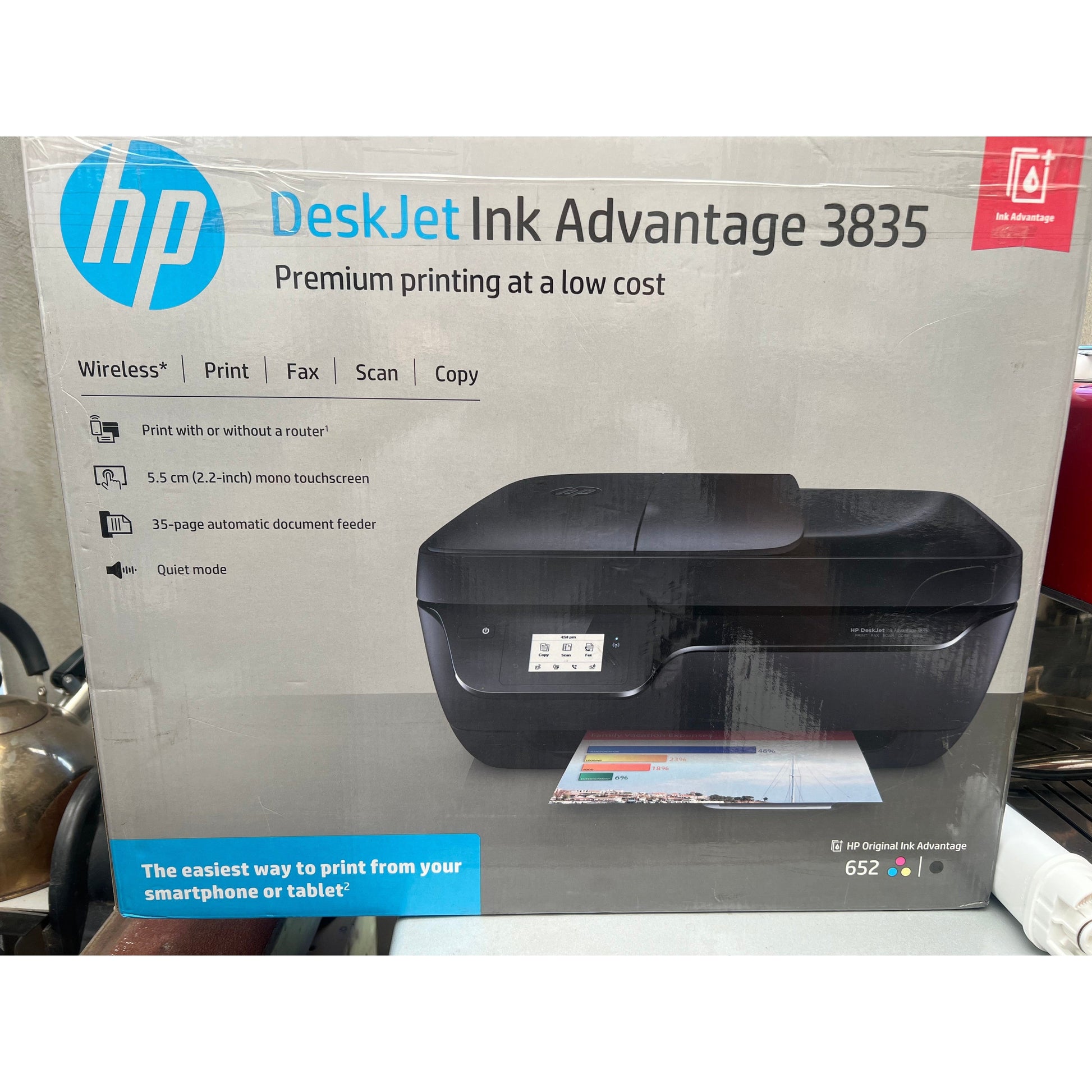 HP DeskJet Ink Advance 3835 - Preloved but like new