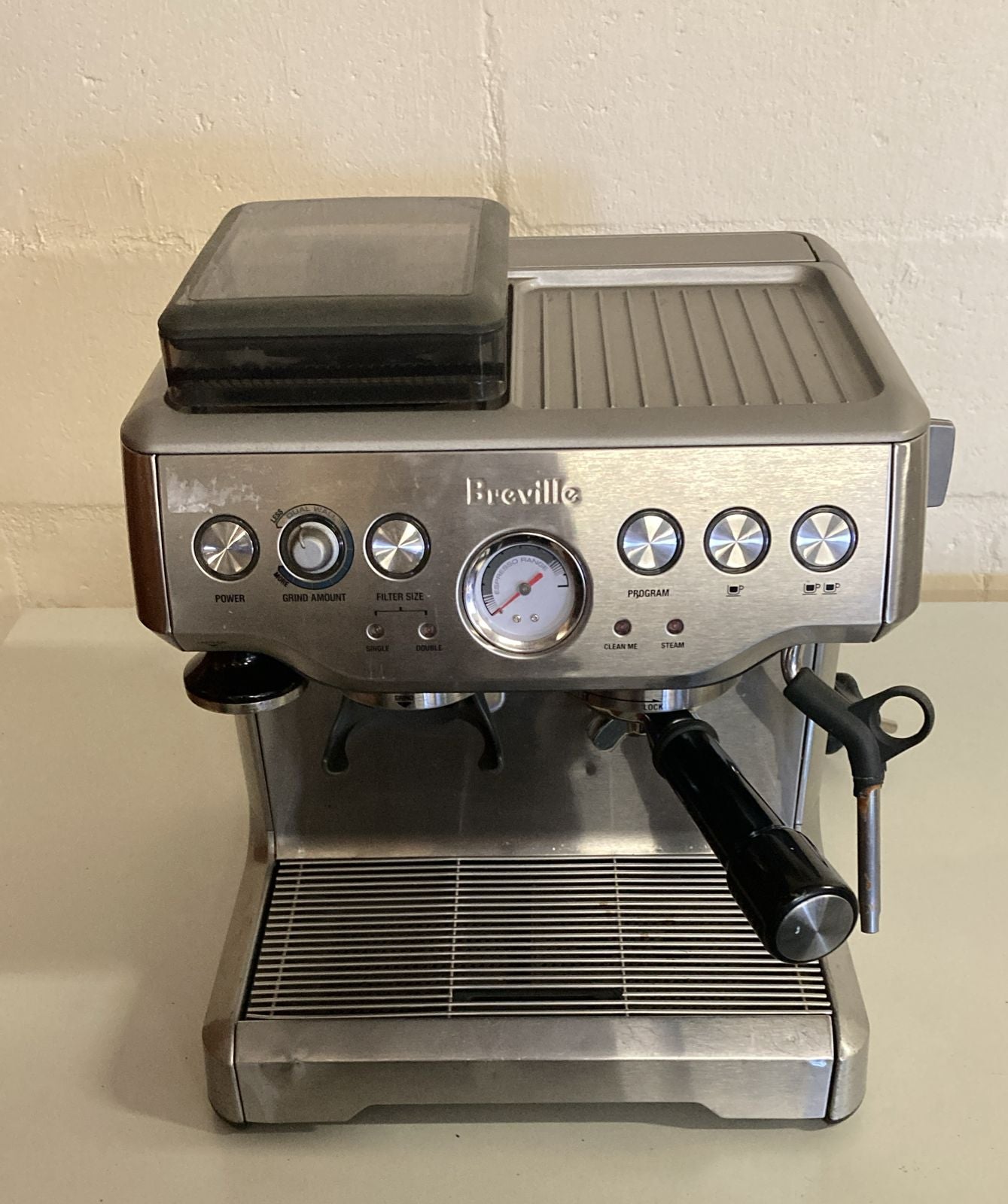 Breville BES860 Coffee Machine Preloved (Includes 3 Months Service Warranty)