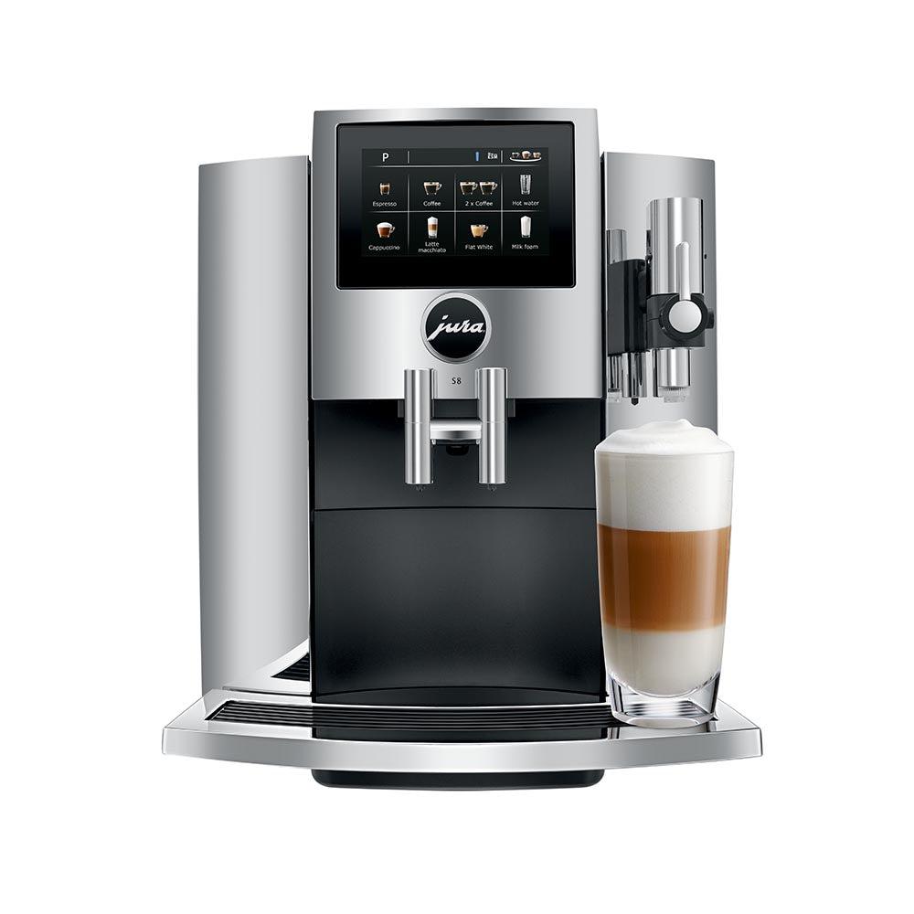Jura S8 Coffee Machine - Chrome