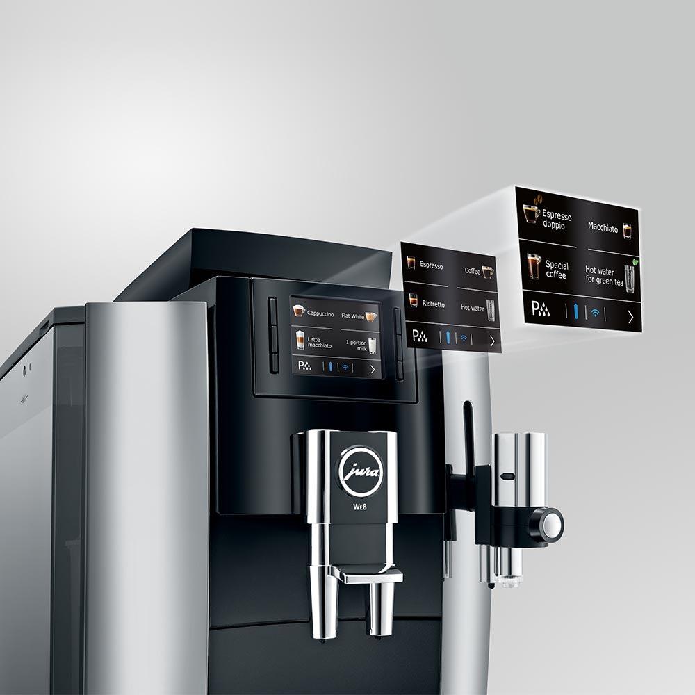 Jura WE8 Professional Coffee Machine - Chrome