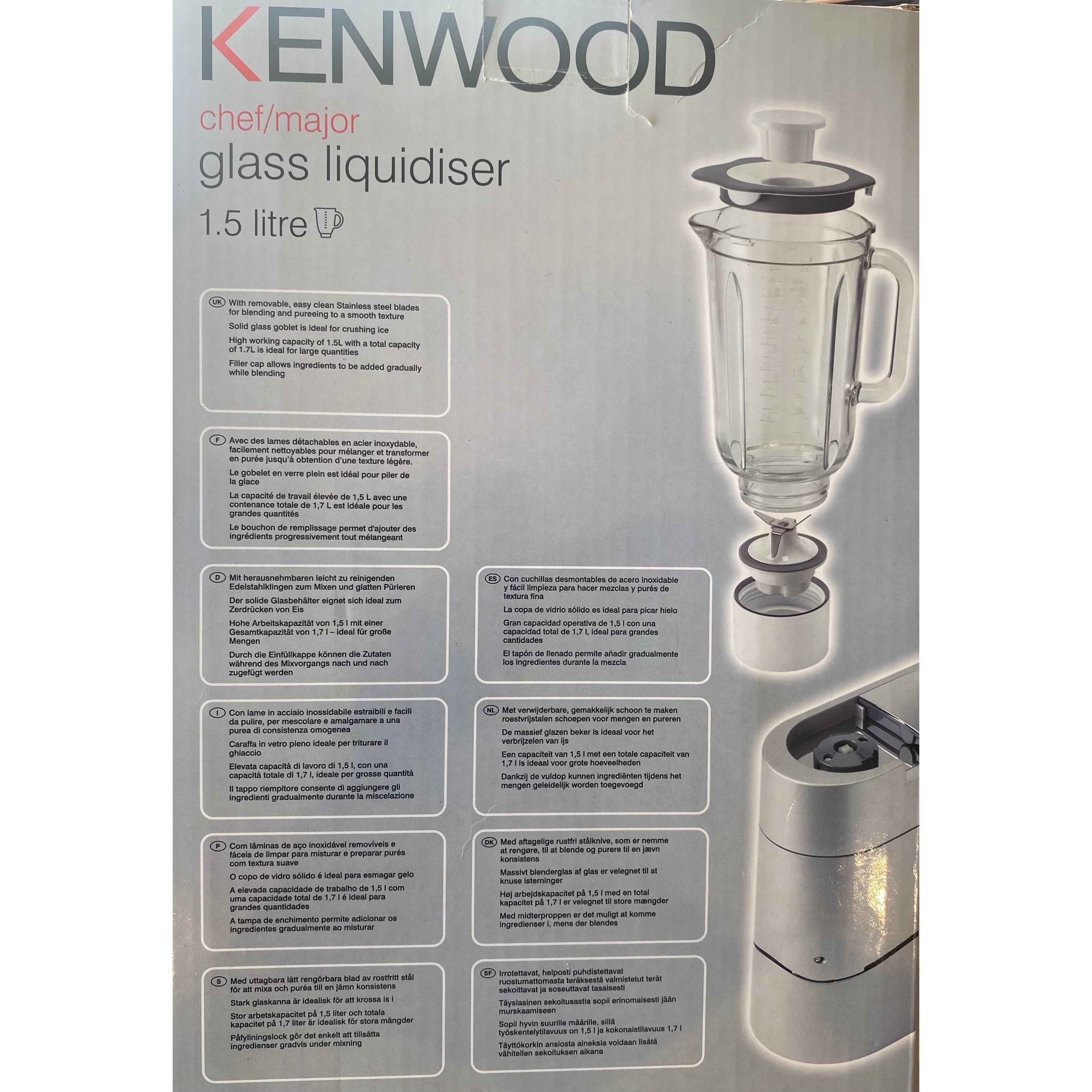 Kenwood Liquidiser Glass AT338 The Kenwood Guys