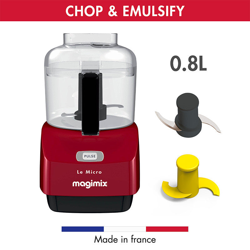 Magimix Le Micro Food Processor Red