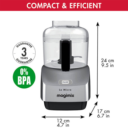Magimix Le Micro Food Processor SATIN