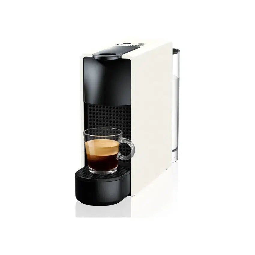 Nespresso Essenza Mini C30 Coffee Machine - White - Includes 3 Free Nespresso Coffee Sleeves
