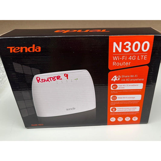 Tenda N300 Wi-Fi 4G LTE Router Model:4G03 - Preloved but like NEW